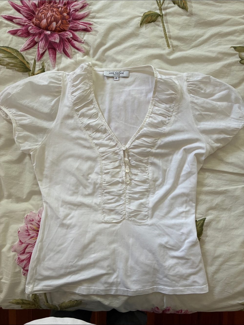 Anne Fontaine white top in EUC, size FR40